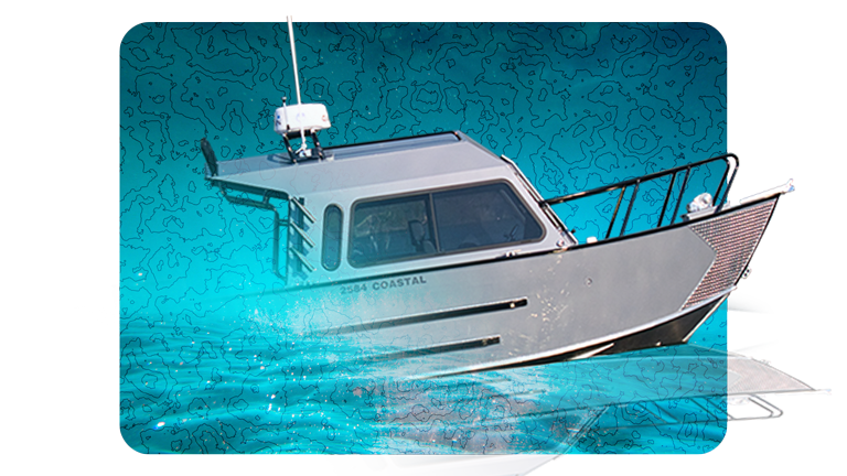 25 Coastal Raider Aluminum Boat Rental in Juneau, Alaska